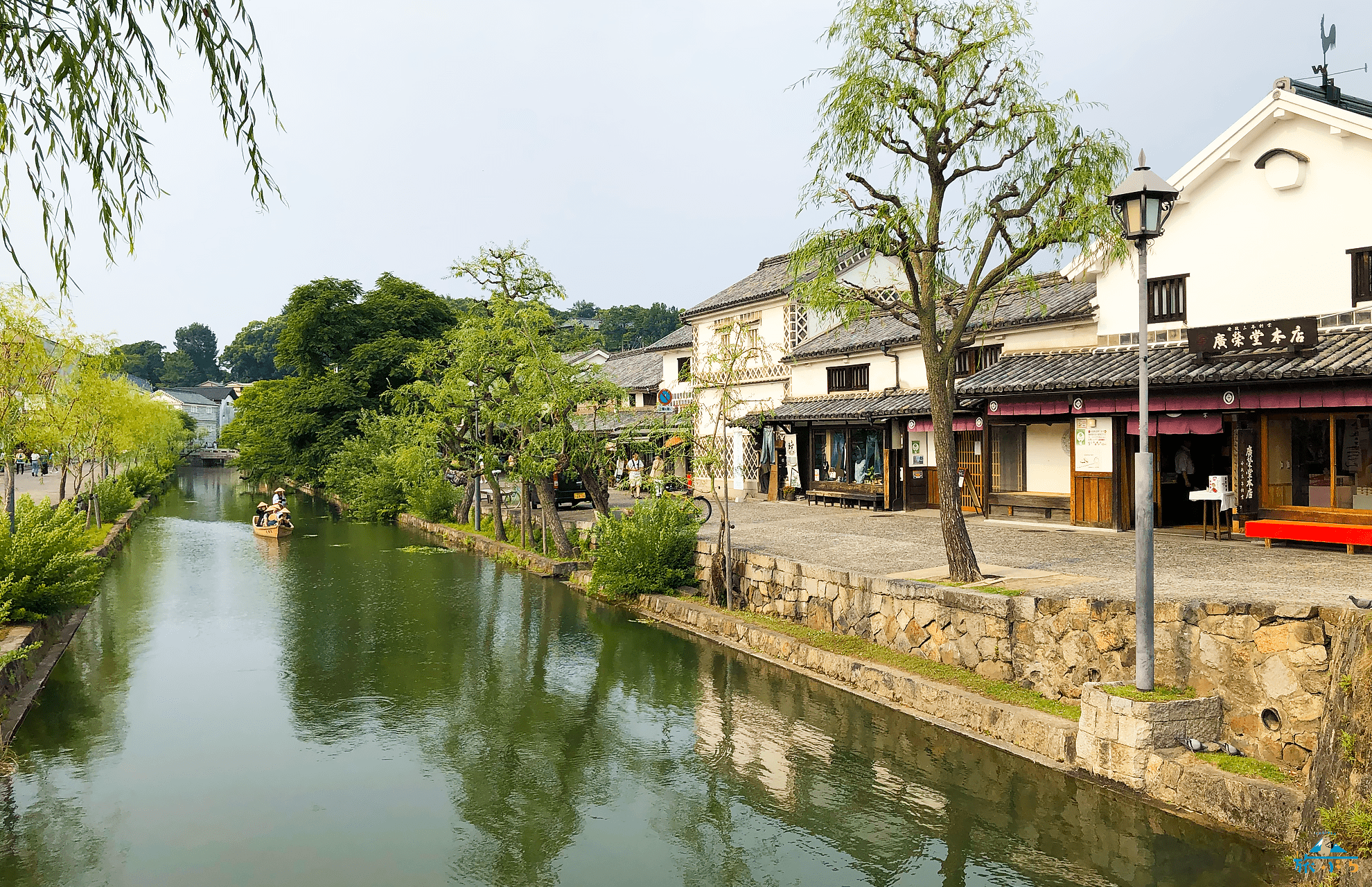 くらしき川舟流し