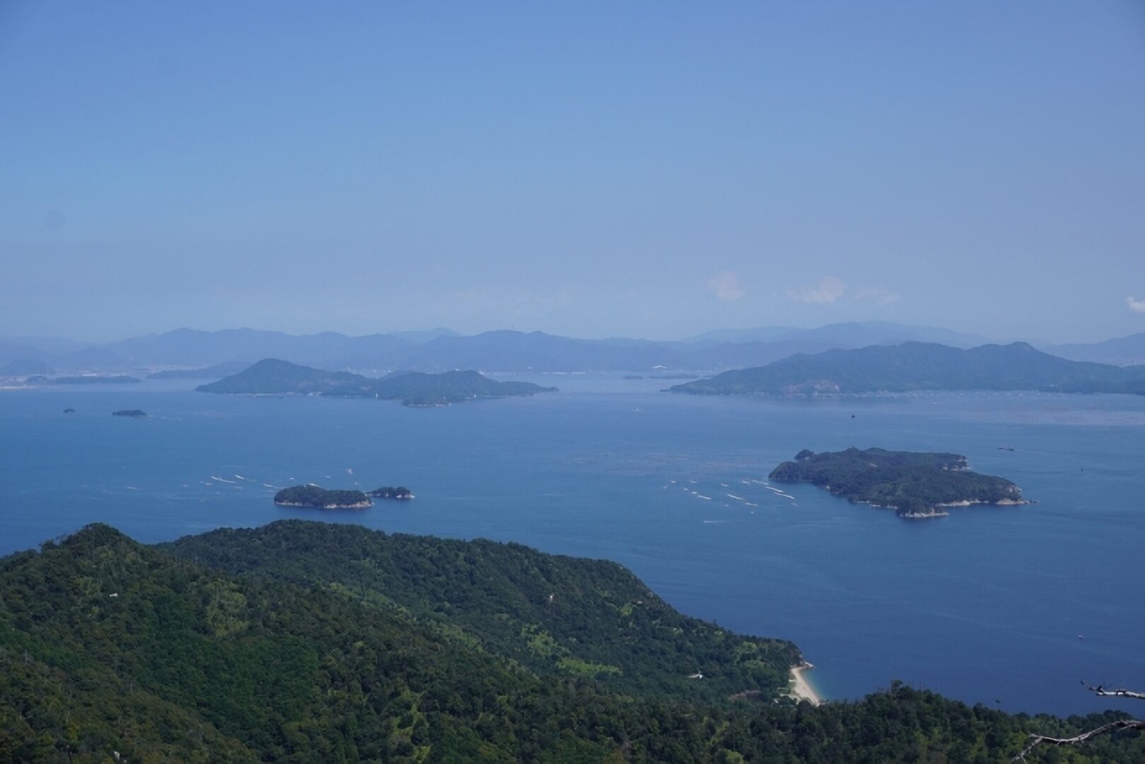 宮島・弥山_獅子岩展望台からの眺め