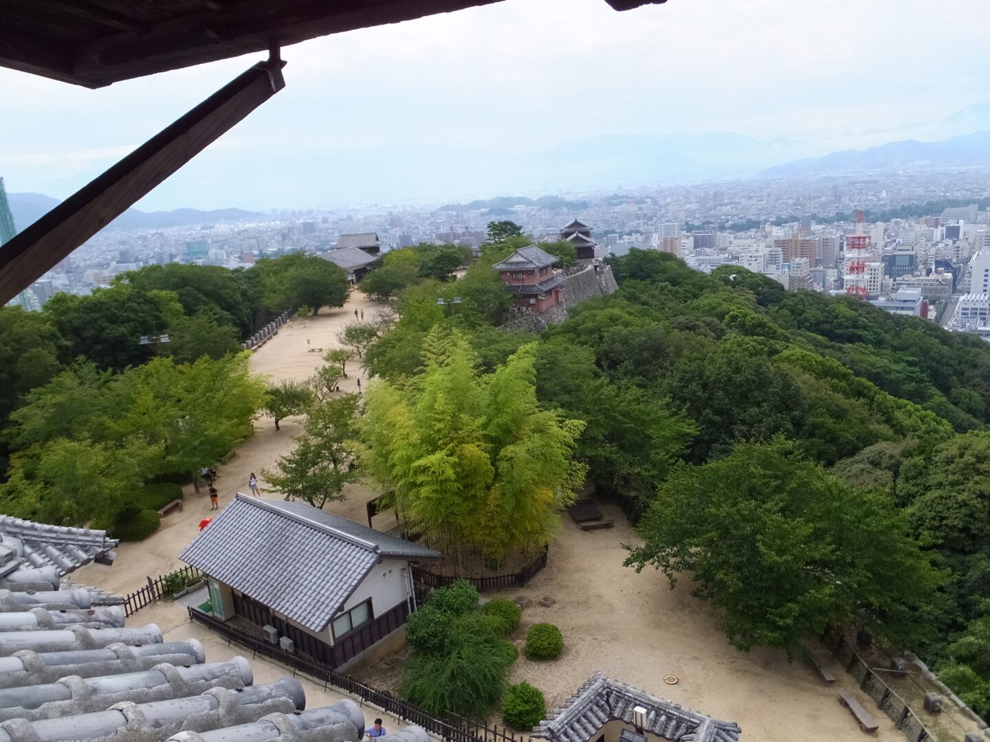 松山城天守からの眺め