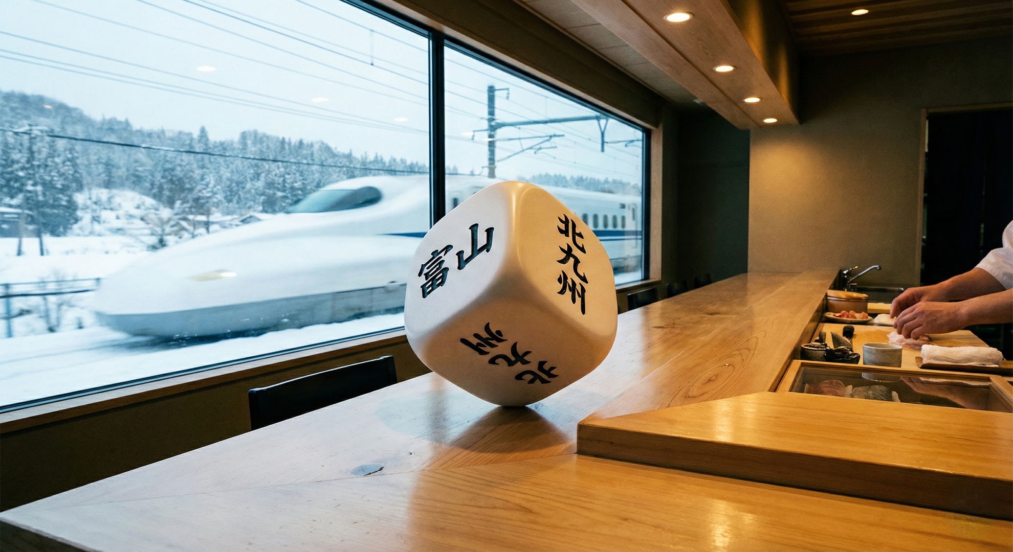 大阪発サイコロきっぷ北九州VS富山